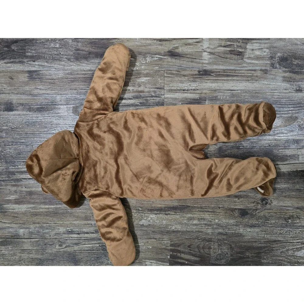 Carter’s 9 Months Bunting Snowsuits With Hood & Feet Brown Bear Lining